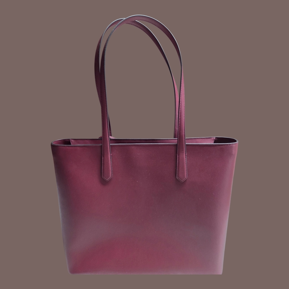 Kate Spade Deep Burgundy Tote with Pouches - Picture 2 of 6